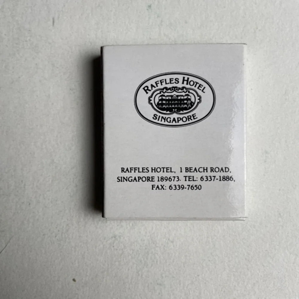 Vintage‎ Post-Prandial Slings at the Long Bar Matchbox, Collectible Bar